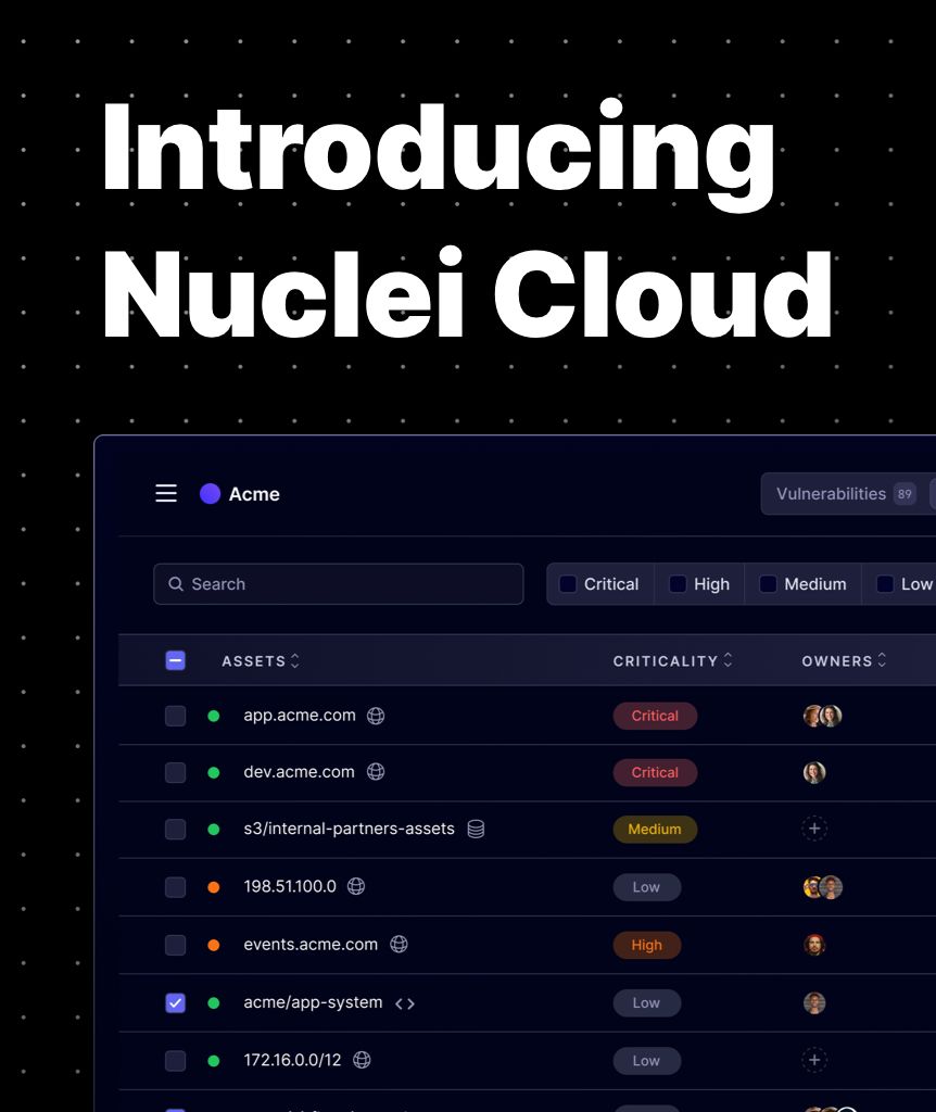 Announcing Nuclei Cloud